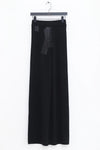 SWAYING/KNIT straight pants SW24SS3B51 black PS83